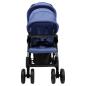 Preview: Tandem-Zwillingskinderwagen Marineblau Stahl