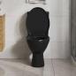 Preview: Toilettensitz mit Absenkautomatik und Quick-Release Schwarz