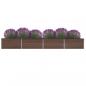 Preview: ARDEBO.de - Garten-Hochbeet Verzinkter Stahl 600x80x45 cm Braun