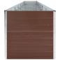 Preview: Garten-Hochbeet Verzinkter Stahl 600x80x45 cm Braun