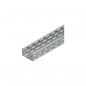 Preview: ARDEBO.de Niedax RLC 60.300 Kabelrinne, 60x300x3000mm, t=1,0 mm, gelocht, durchgängige Sicken, Stahl, bandverzinkt, mit Verbinder