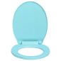 Preview: Toilettensitz mit Absenkautomatik Grün Oval