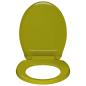 Preview: Toilettensitz mit Absenkautomatik Grün Oval