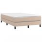 Preview: Boxspringbett Matratze Cappuccino-Braun 120x190 cm Kunstleder