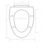 Preview: Toilettensitz mit Absenkautomatik und Quick-Release Schwarz