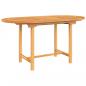 Preview: Gartentisch Ausziehbar 110-160x80x75 cm Massivholz Teak