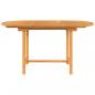 Preview: Gartentisch Ausziehbar 110-160x80x75 cm Massivholz Teak