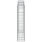 Preview: Gabionen mit Hochbogen 6 Stk. 200x50x200/220cm Verzinktes Eisen