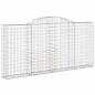 Preview: Gabionen mit Hochbogen 12 Stk 300x30x140/160cm Verzinktes Eisen