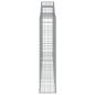 Preview: Gabionen mit Hochbogen 12 Stk 300x30x140/160cm Verzinktes Eisen