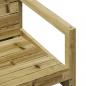 Preview: 3-tlg. Garten-Lounge-Set Kiefernholz Imprägniert