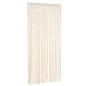 Preview: Fliegenvorhang Beige und Weiß 100x230 cm Chenille