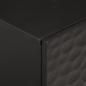 Preview: Nachttische 2 Stk. Schwarz 40x33x46 cm Massivholz Mango