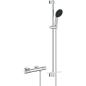 Preview: ARDEBO.de GROHE Precision Feel Thermostat Brausebatterie, Quickfix, 1/2", 3 Strahlarten, chrom (34853001)