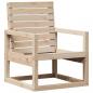 Preview: Gartenstuhl 57,5x63x76 cm Massivholz Kiefer