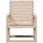 Preview: Gartenstuhl 57,5x63x76 cm Massivholz Kiefer