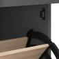 Preview: ARDEBO.de - Schuhschrank VIKEN Anthrazit Holzwerkstoff