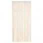 Preview: Fliegenvorhang Beige und Weiß 90x220 cm Chenille