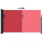 Preview: Seitenmarkise Ausziehbar Rot 120x600 cm