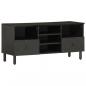 Preview: ARDEBO.de - TV-Schrank 100x33x46 cm Massivholz Mango
