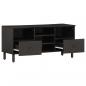 Preview: TV-Schrank 100x33x46 cm Massivholz Mango