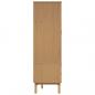 Preview: Kleiderschrank OLDEN Braun 76,5x53x172 cm Massivholz Kiefer