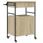 Preview: Küchenwagen Sonoma-Eiche 56x43x89,5 cm Holzwerkstoff