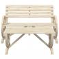Preview: 4-tlg. Garten-Lounge-Set Massivholz Tanne