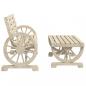 Preview: 4-tlg. Garten-Lounge-Set Massivholz Tanne