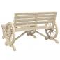Preview: 4-tlg. Garten-Lounge-Set Massivholz Tanne