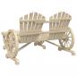 Preview: 4-tlg. Garten-Lounge-Set Massivholz Tanne