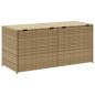 Preview: Gartentruhe Beige 283L Poly Rattan