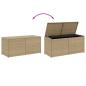 Preview: Gartentruhe Beige 283L Poly Rattan