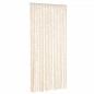 Preview: Fliegenvorhang Beige und Weiß 100x220 cm Chenille
