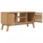 Preview: TV-Schrank OLDEN Braun 114x43x57 cm Massivholz Kiefer