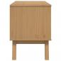 Preview: TV-Schrank OLDEN Braun 114x43x57 cm Massivholz Kiefer