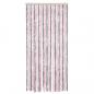 Preview: Fliegenvorhang Silbergrau und Rosa 100x220 cm Chenille