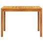 Preview: Garten-Esstisch 110x55x75 cm Massivholz Akazie