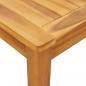 Preview: Garten-Esstisch 110x55x75 cm Massivholz Akazie