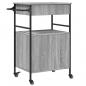 Preview: Küchenwagen Grau Sonoma 56x43x89,5 cm Holzwerkstoff