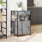 Preview: Küchenwagen Grau Sonoma 56x43x89,5 cm Holzwerkstoff
