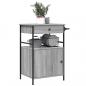 Preview: Küchenwagen Grau Sonoma 56x43x89,5 cm Holzwerkstoff