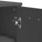Preview: Schuhschrank VIKEN Anthrazit Holzwerkstoff