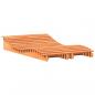 Preview: Sonnenliegen 2 Stk. Wachsbraun 205x60x31,5 cm Massivholz Kiefer