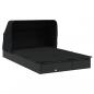 Preview: 2-Personen-Sonnenliege mit Dach Schwarz 213x118x97 Poly Rattan