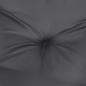 Preview: Palettenkissen 50x50x12 cm Grau Stoff