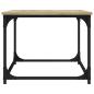 Preview: ARDEBO.de - Couchtisch Sonoma-Eiche 80x50x40 cm Holzwerkstoff und Eisen