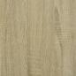 Preview: Couchtisch Sonoma-Eiche 80x50x40 cm Holzwerkstoff und Eisen