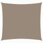Preview: Sonnensegel Oxford-Gewebe Quadratisch 4x4 m Taupe