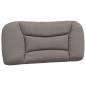 Preview: Bettgestell mit Kopfteil Taupe 80x200 cm Stoff